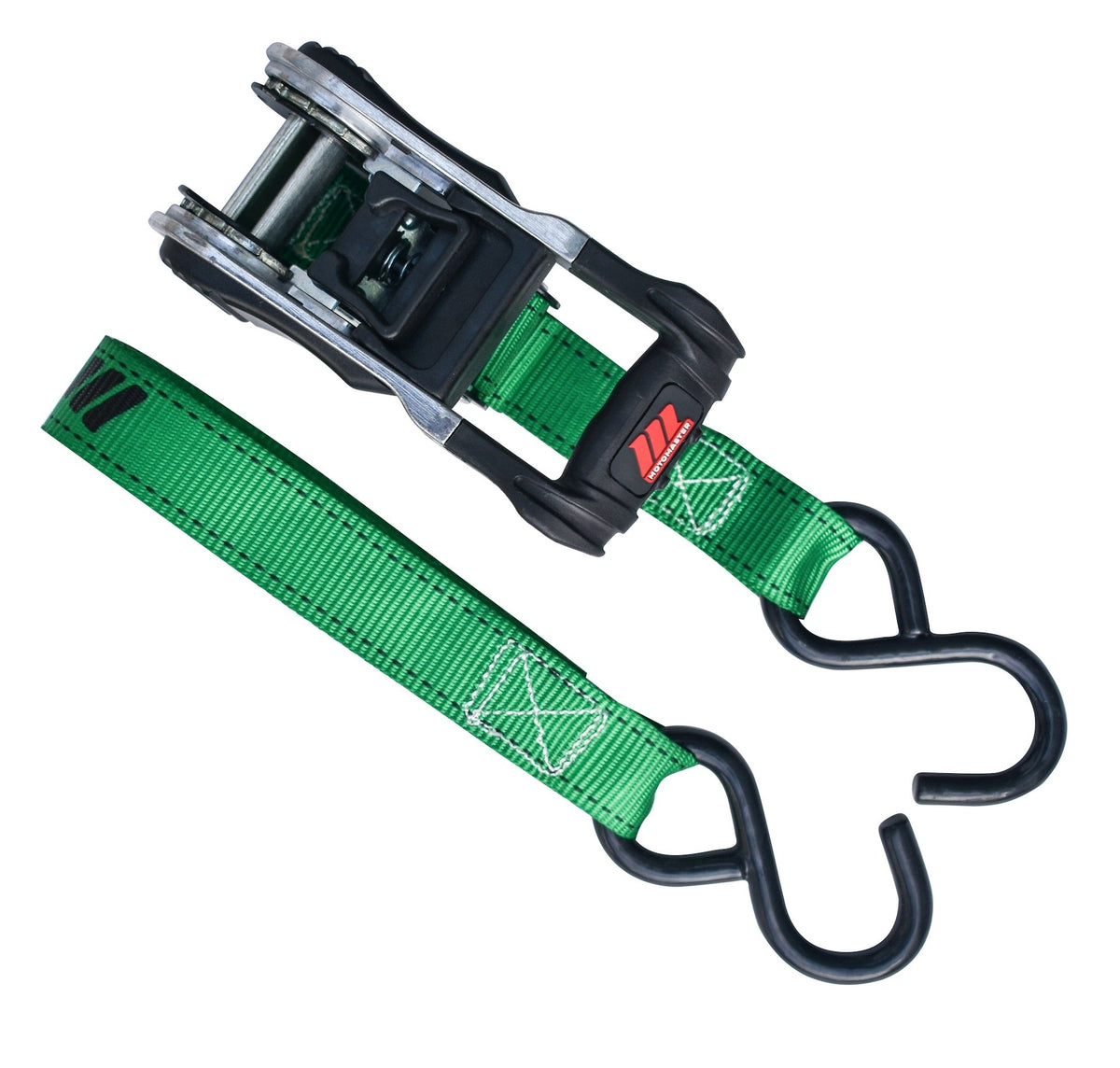 1,500-lb Ratchet Tie Down, with Padded D-Handle, 1-in x 14-ft, 4-pk, Green K9T8 - product image 7