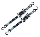 1,500-lb Snow Camo Ratchet Tie Down, 1-in x 10-ft, 2-pk S8C9 - product image 2