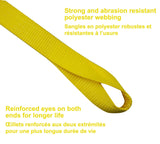 17,000-lb Tow Strap, with Reinforced Eyes, 2-in x 20-ft B5E3 - product image 2