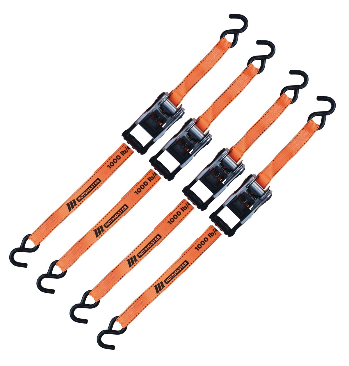 3,000-lb Heavy Duty Ratchet Tie Down, with Padded D-Handle, 1.25-in x 14-ft, 4-pk C5Z7 - product image 4