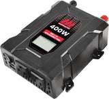 400W Power Inverter with LCD Screen, Grey Q9E0 - product image 1