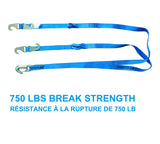 750-lb Snowmobile Tie Down Strap, 1-in x 10-ft L9R0 - product image 3