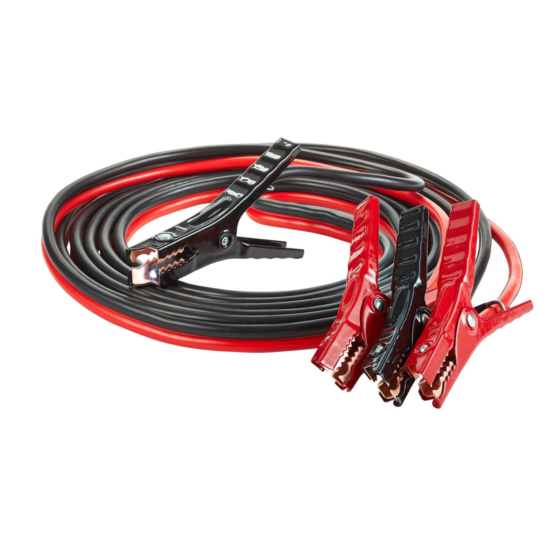 Medium-Duty Booster/Jumper Cables with Built-in LED Lights, 4-Gauge, 20-ft C8A3