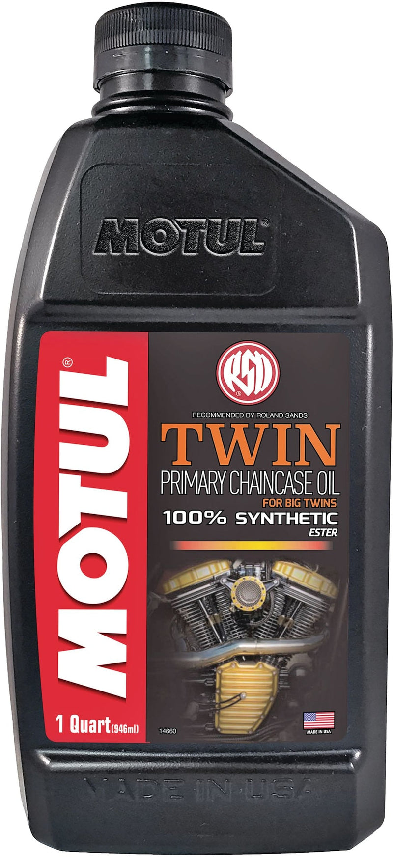 Twin Synthetic Primary Chain Case Motorcycle Oil, 1-L I3A3