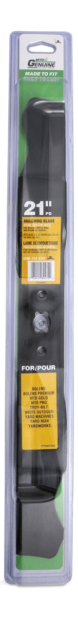 Mulch Lawn Mower Replacement Blade, 21-in U4C8 - product image 1