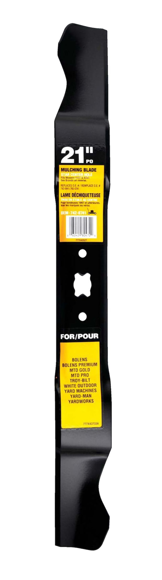 Mulch Lawn Mower Replacement Blade, 21-in U4C8 - product image 2