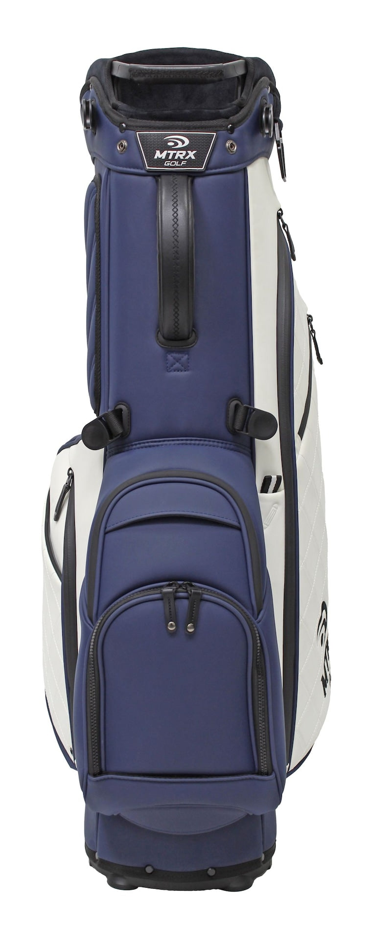 5-Way Top Polyurethane Golf Stand Bag, White/Navy C8V6 - product image 1