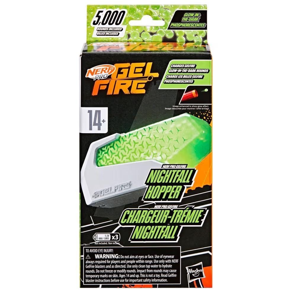 Pro Gelfire Glow In The Dark Nightfall Hopper with 5000 Gelfire Rounds K1W6 - product image 2