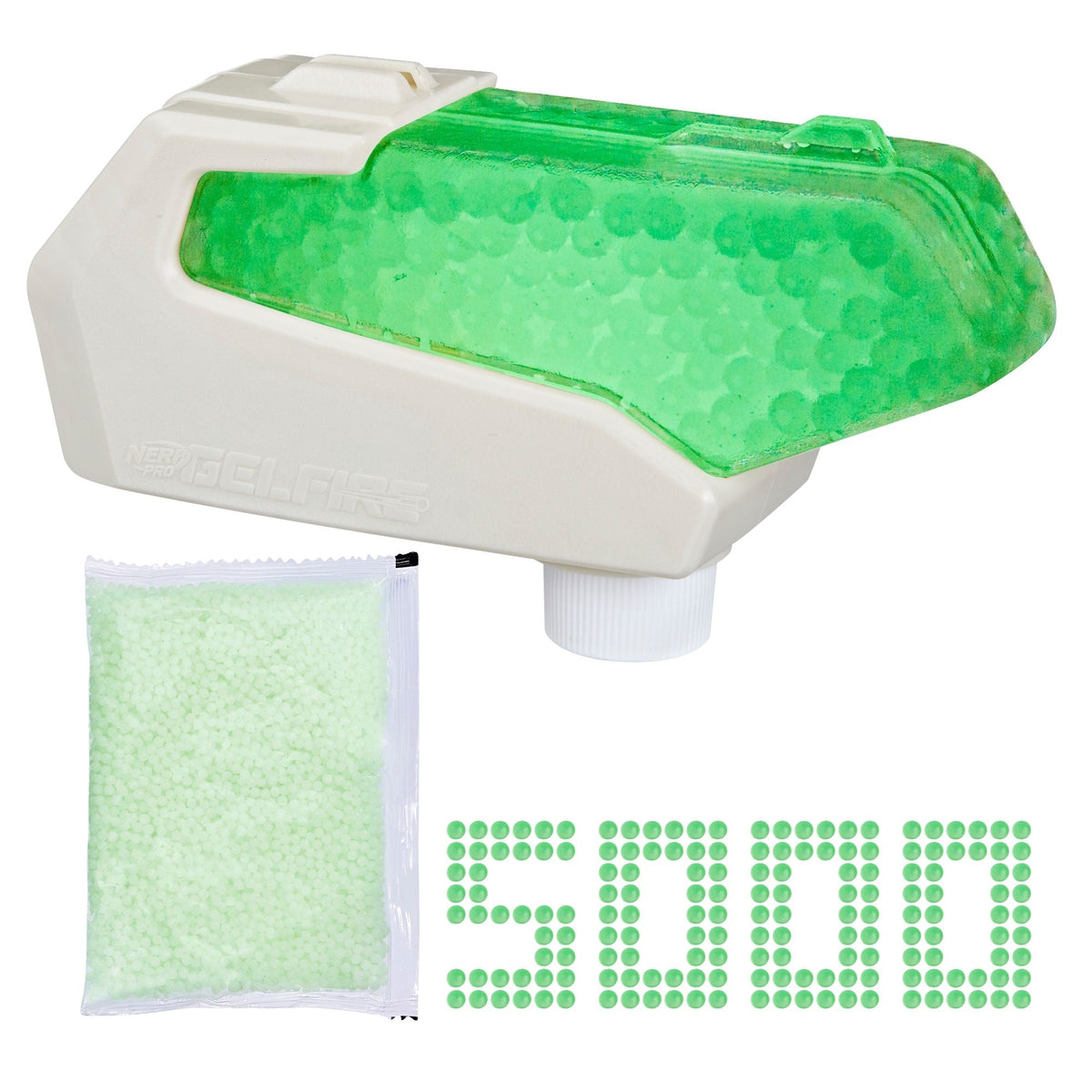 Pro Gelfire Glow In The Dark Nightfall Hopper with 5000 Gelfire Rounds K1W6 - product image 6