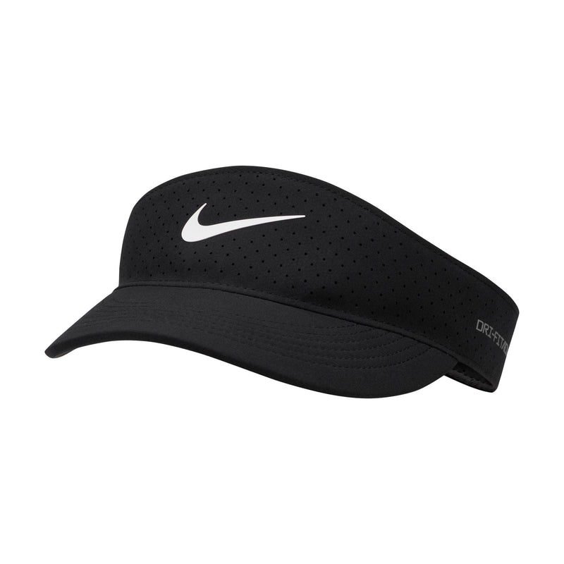 Golf Dri-Fit Visor with Adjustable Closure, Men's/Women's Unisex, Black/White, One Size S6G1