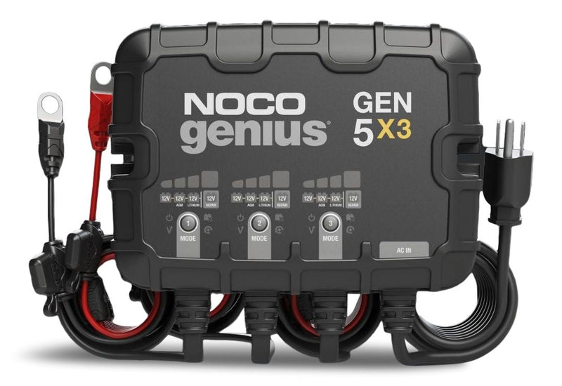 GEN5X3 Onboard Smart Battery Charger/Maintainer/Desulfator, 3-Bank, 15-Amp, 12V F5E5