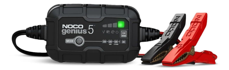 GENIUS5 Smart Battery Charger/Maintainer/Desulfator, 5-Amp, 6V/12V K6C0