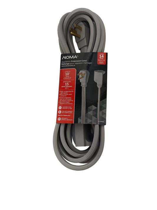 14/3 15 Amp Appliance Extension Cord, Grey L5I2 - product image 1