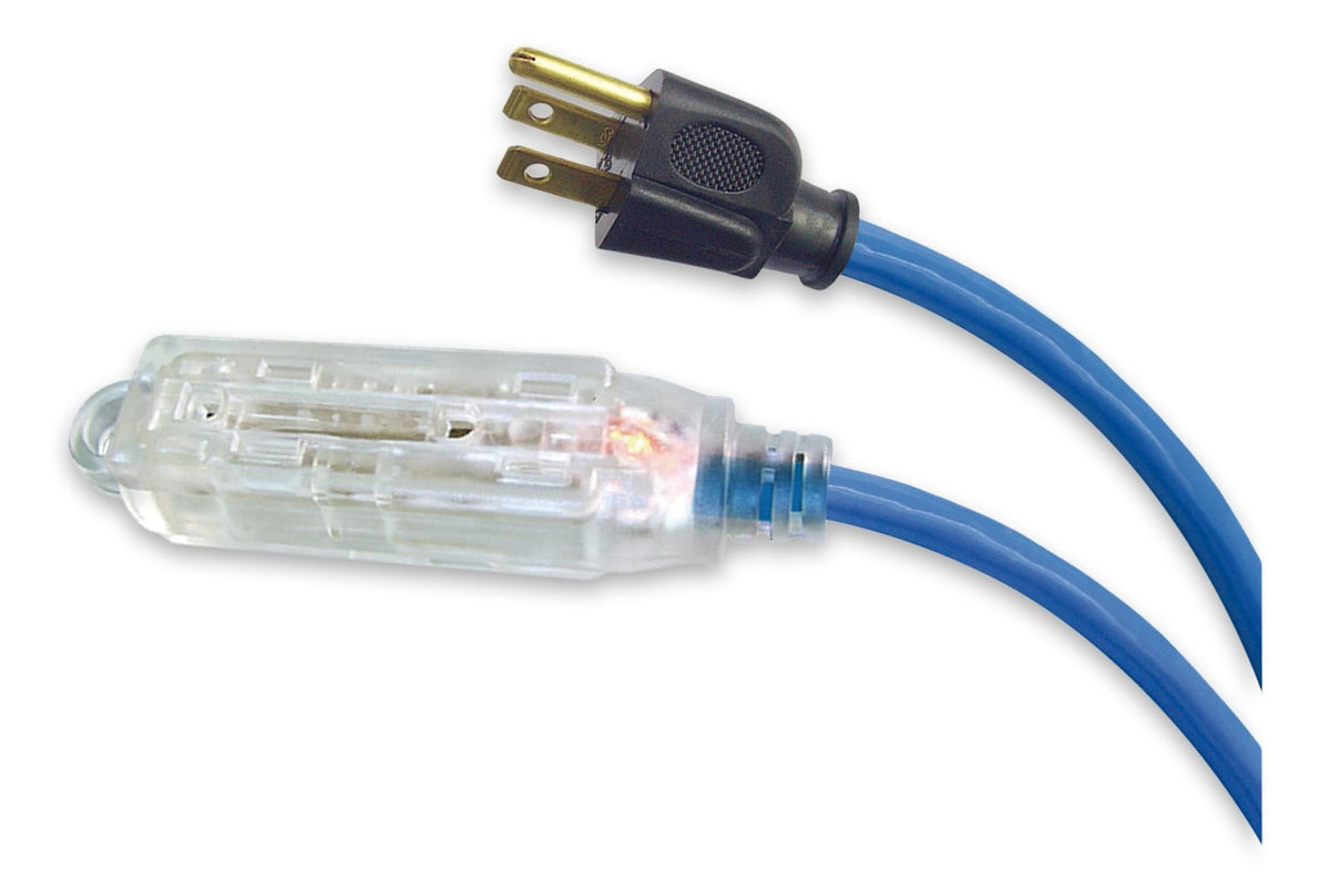 32-ft 10-in 16/3 13 Amp All-Weather Block Heater Cord with Lighted End, Blue E2Y6 - product image 3