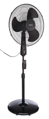 Oscillating Pedestal/Stand Fan with Remote Control, 3-Speed, Black, 18-in N7Z5 - product image 3
