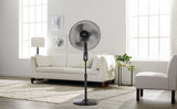 Oscillating Pedestal/Stand Fan with Remote Control, 3-Speed, Black, 18-in N7Z5 - product image 7