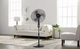 Oscillating Pedestal/Stand Fan with Remote Control, 3-Speed, Black, 18-in N7Z5 - product image 8