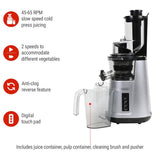 Wide Mouth Cold Press Slow Juicer with Anti-Clog C1T9 - product image 4