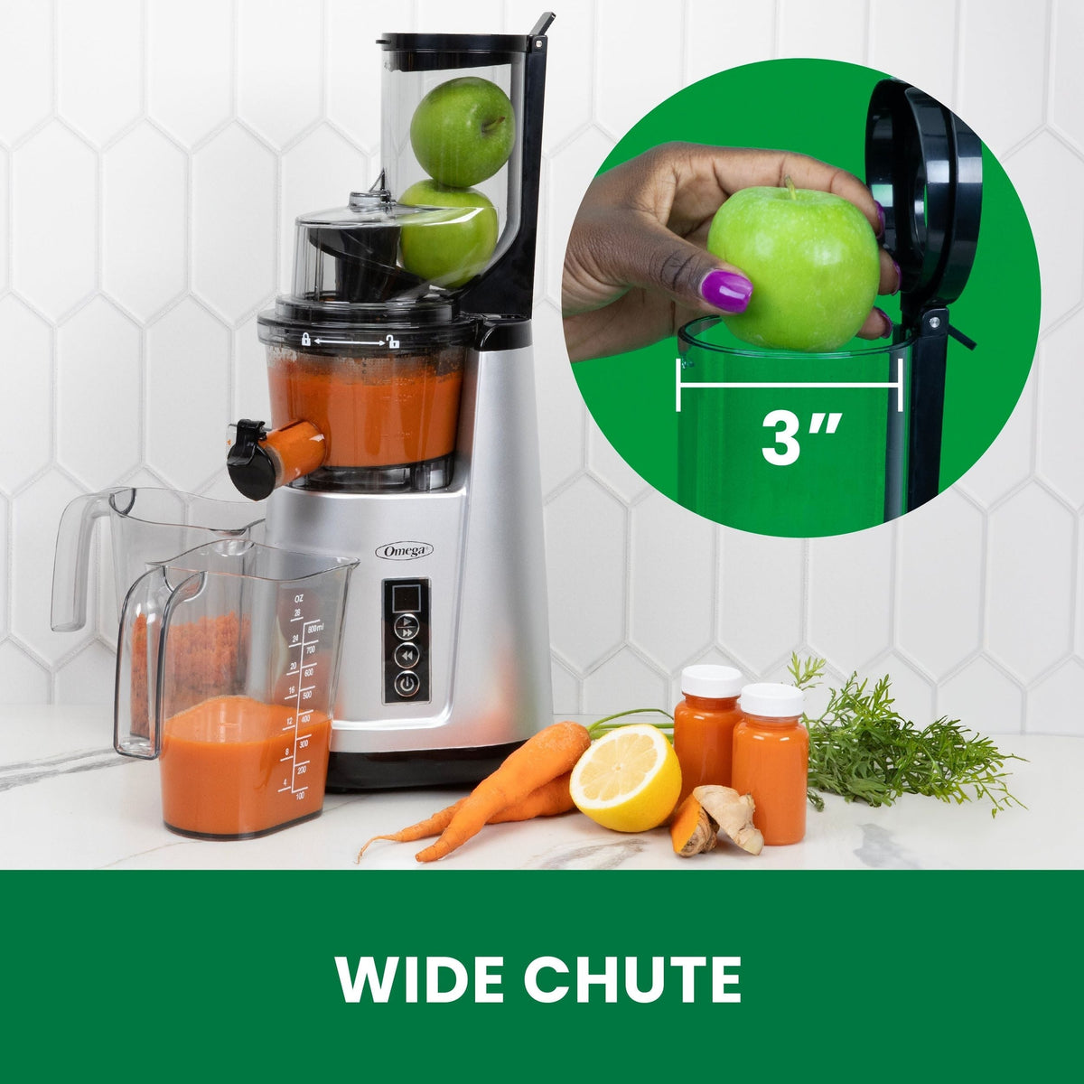 Wide Mouth Cold Press Slow Juicer with Anti-Clog L7W6 - product image 7