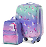 Kids Unicorn Hardside Luggage, 2-pc, Hardside Spinner Luggage, 23-in, Hardside Carry-On Spinner Flex Travel Suitcase,... O2G8 - product image 2