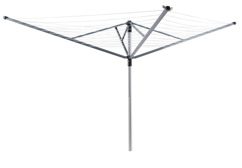 Outdoor Umbrella Clothes Dryer, Grey, 60-m W9V4