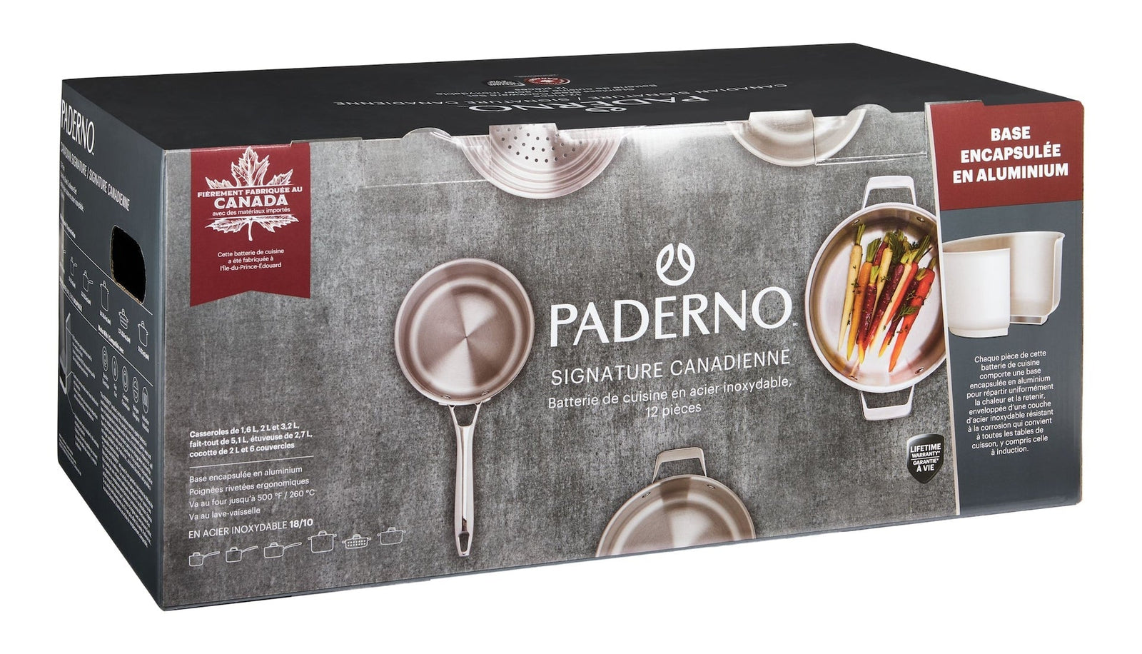 Canadian Signature Stainless Steel Cookware Set, 12-pc E0C6 - product image 7