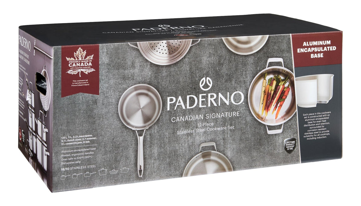 Canadian Signature Stainless Steel Cookware Set, 12-pc T5N5 - product image 8
