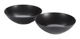Dorset Large Coupe Stoneware Bowl Set, Oven Safe, 2-pk, Black Reactive N0J3 - product image 1