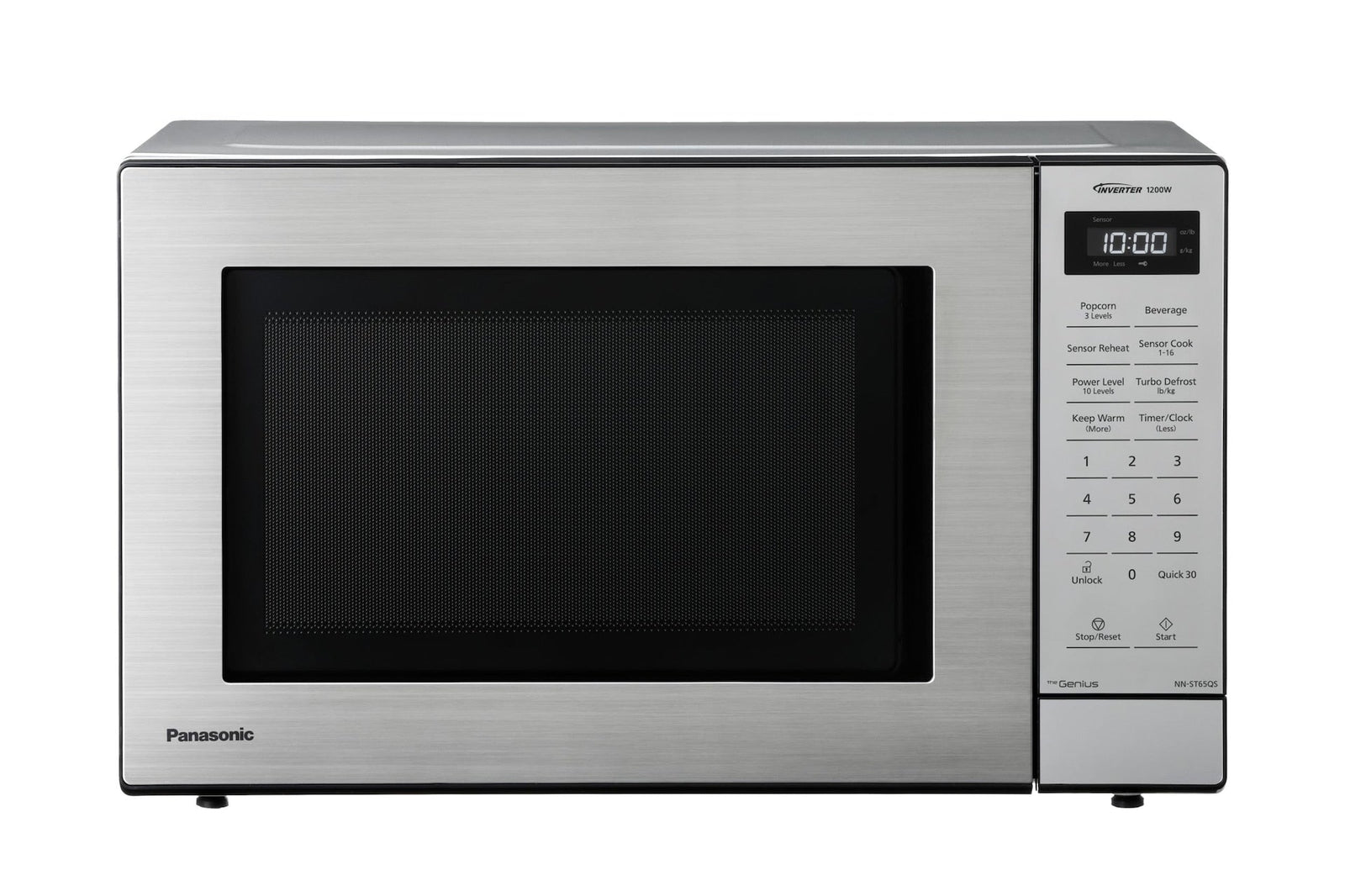 Genius High Power Microwave Oven with Inverter, Touchpad Controls, 1200W, 1.2-cu.ft., Stainless Steel P0E2 - product image 1