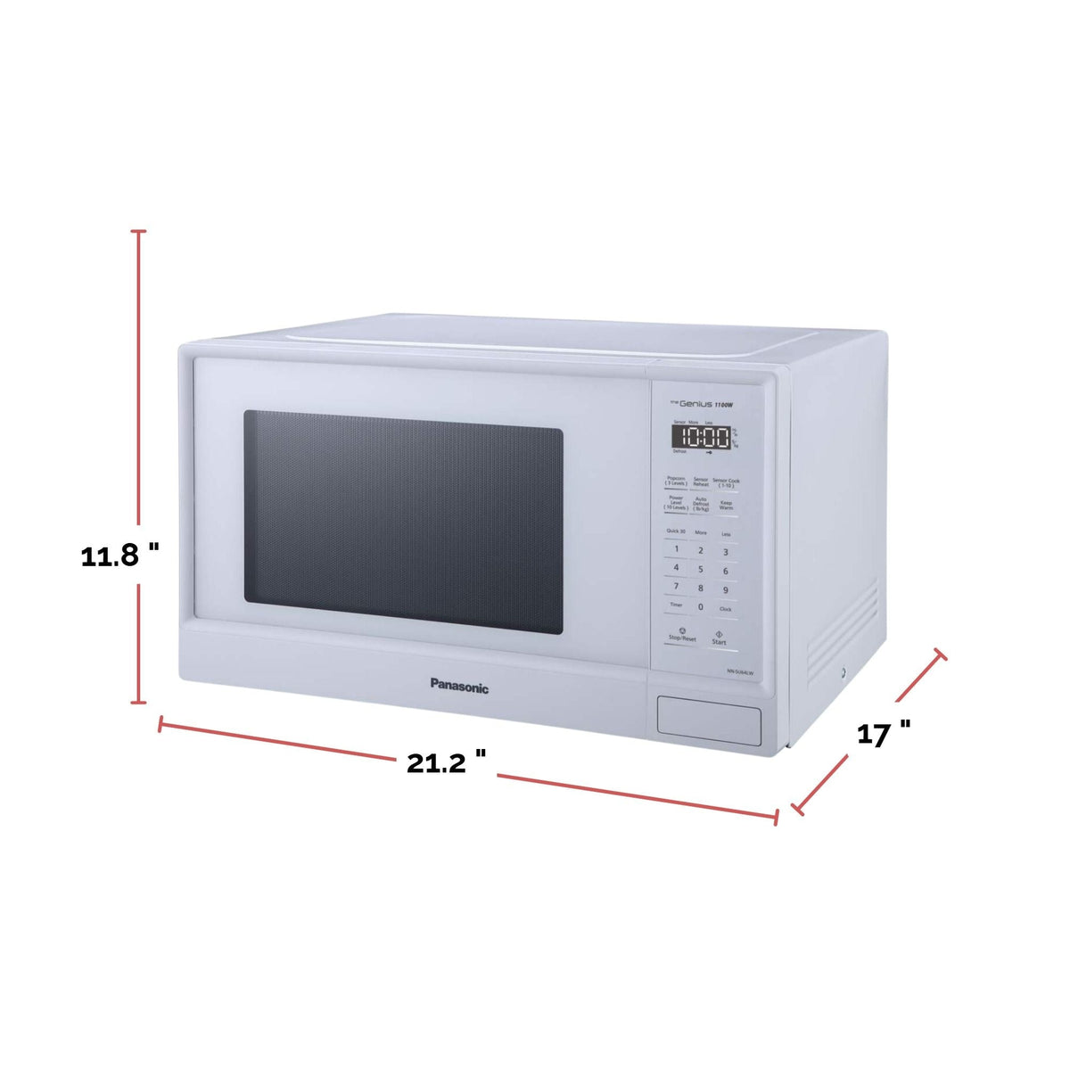 NN-SU64LW Countertop Microwave Genius Sensor Cooking, 1.3-cu.ft., Matte White X3G4 - product image 5
