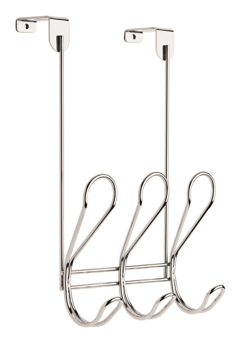 Dolen Steel 3-Hook Over the Door Rail, Assorted Colours R5Y7