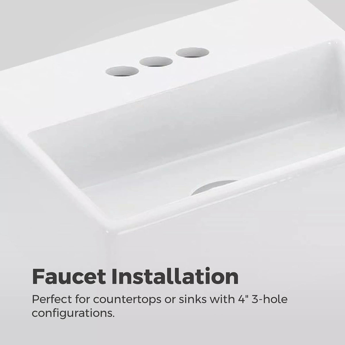 Vaneri 4-in Centreset Bath Faucet, Matte Black C6D5 - product image 7