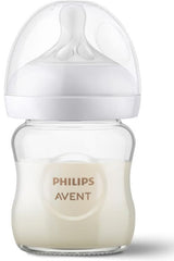 Glass Bottle with Response Nipple 4-oz, 1-pk W0O9 - product image 1