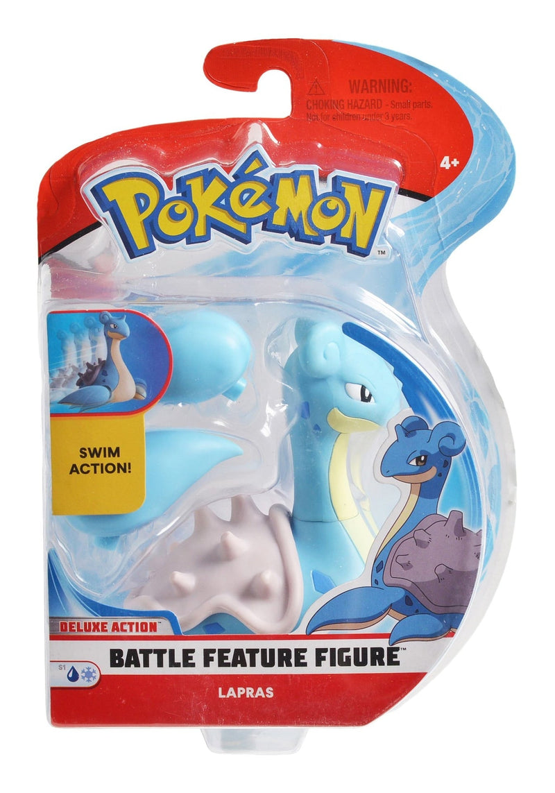 émon Battle Feature Figure Toy Set, Assorted (Ash & Pikachu/Bewear/Decidueye/Lapras), Ages 4+ G5V3