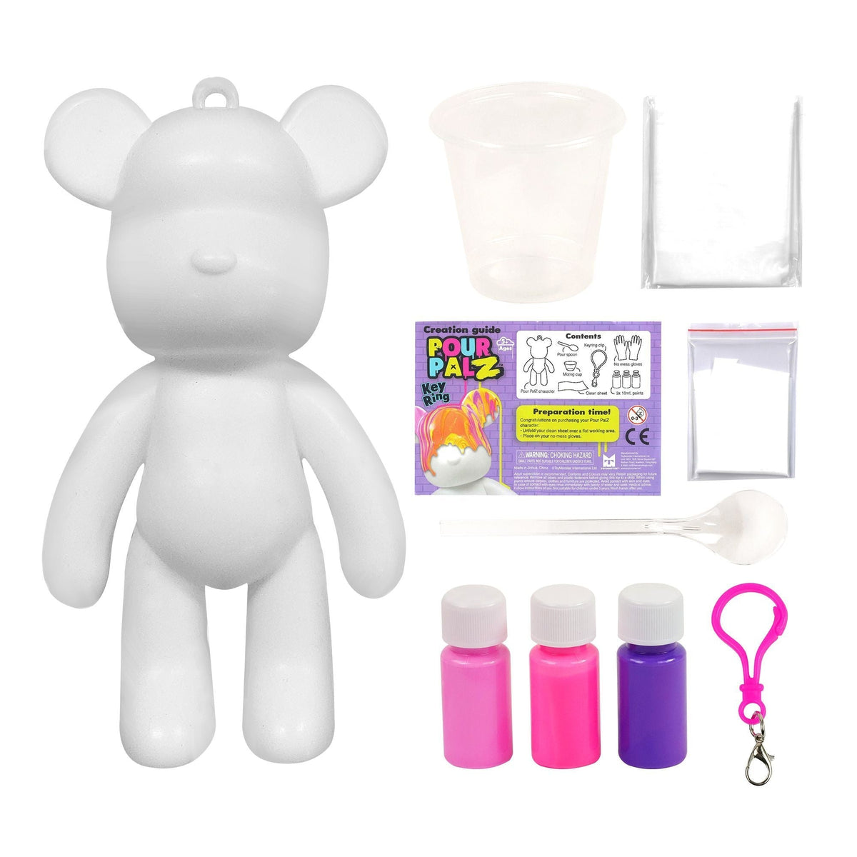 Palz DIY Mini Paint Bear, Assorted M6K3 - product image 3