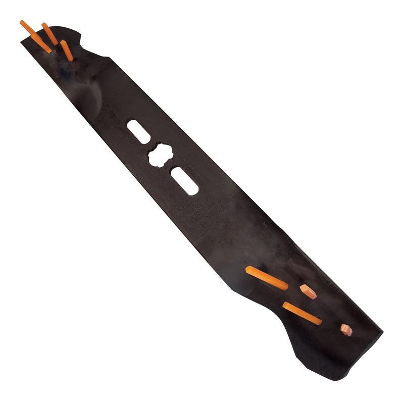 Power Rake Universal 6-in-1 Replacement Lawn Mower Blade, 19-in/20-in, Removable Tines G6L5