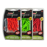 Performance Plastic Golf Tee, 3-1/4-in, 30-pk, Citrus Matte Assorted Colours V9Q8 - product image 1