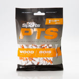 Professional Tee System ProLength Plus Wood Golf Tee, 1-1/2-in, 90-pk, White W8T6 - product image 1