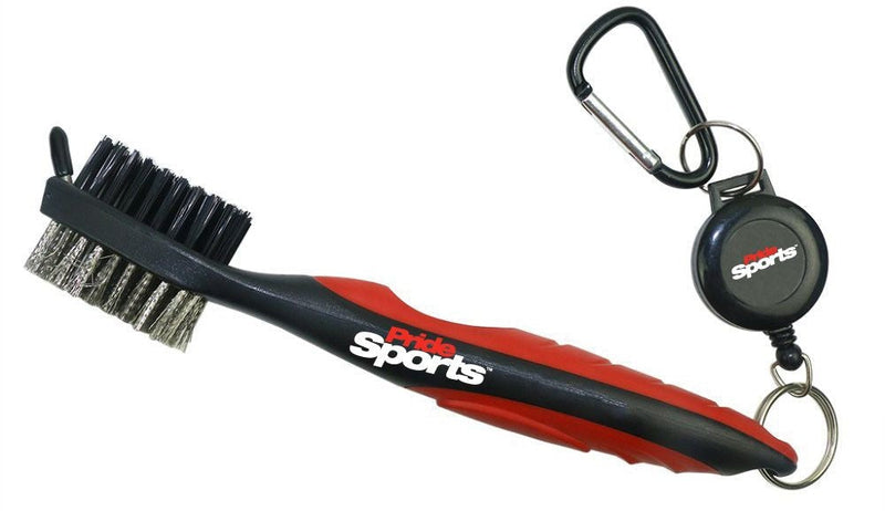 Deluxe Golf Club Cleaning Brush with Retractable Cord K6Z3