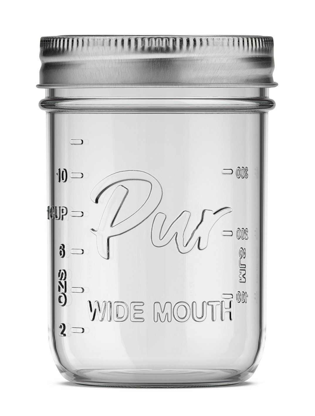 Mason Wide Mouth Canning Glass Jar with Lid & Band, 16-oz/473-mL, 12-pk E5S1 - product image 1