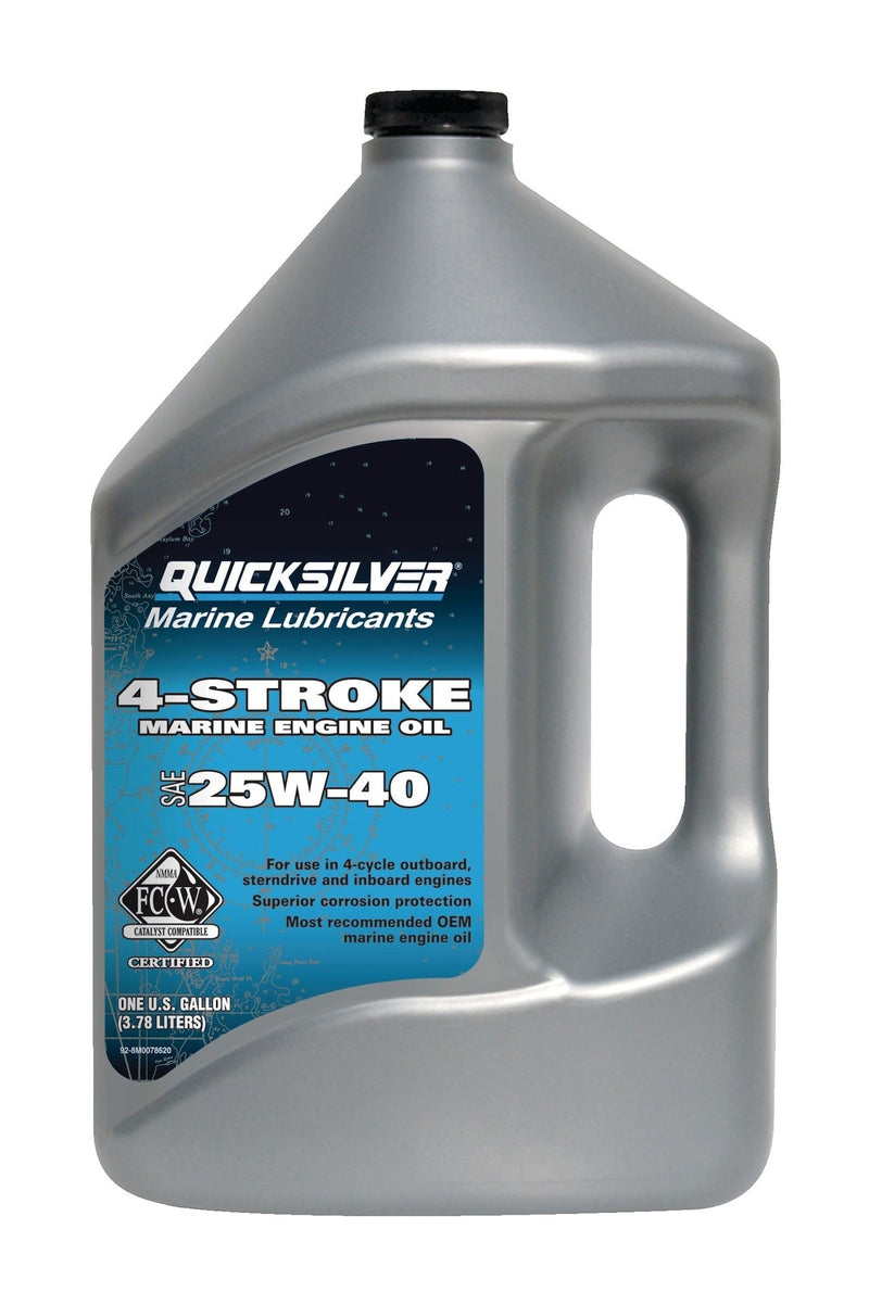 4-Stroke Marine Engine Oil 25W40, 3.78-L P3C4
