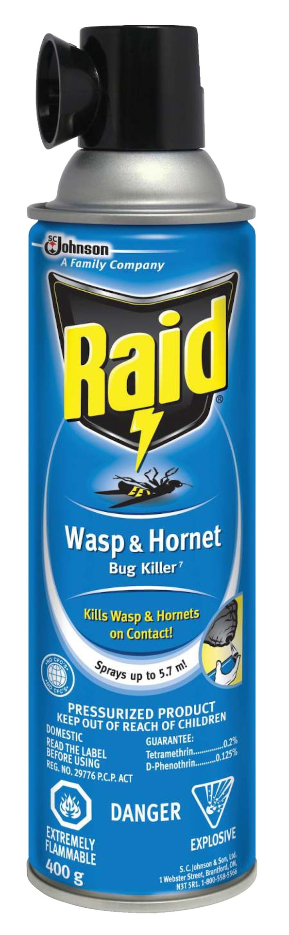 Hornet & Wasp Spray, Aerosol Spray, 400 g P6Q6 - product image 3