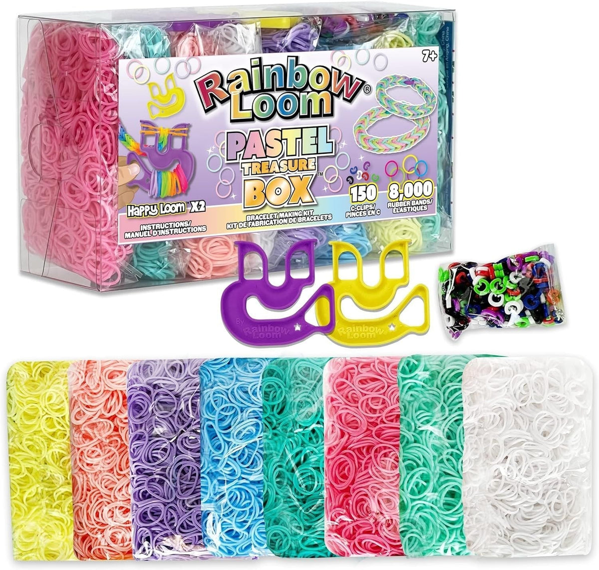 Loom Pastel Treasure Box Bracelet Making Kit Q2R8 - product image 5