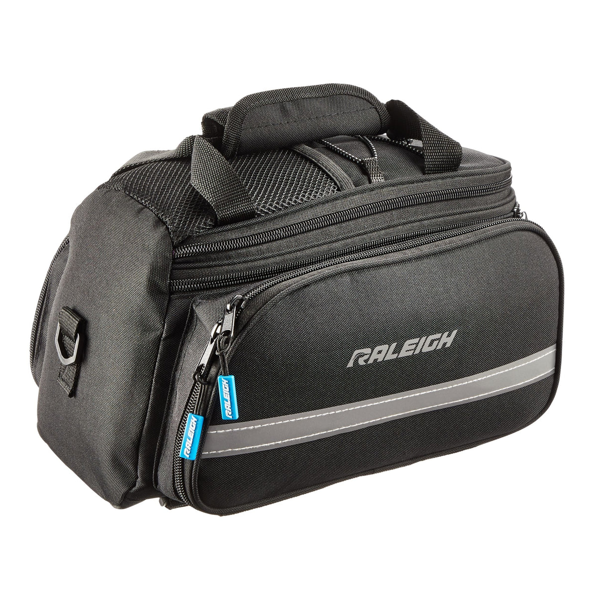 Expandable Rack Top Bike Bag withRemovable Carry Strap & Reflective Strip, Black U6U9 - product image 2
