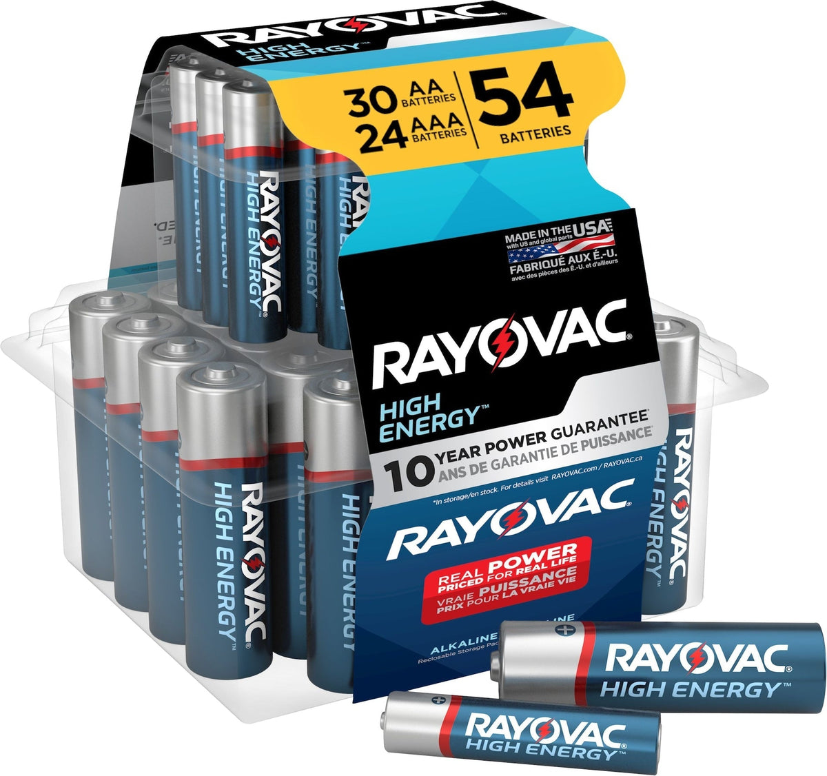 AA30/AAA24 Battery Combo Pack, 54-pk U9J7 - product image 2