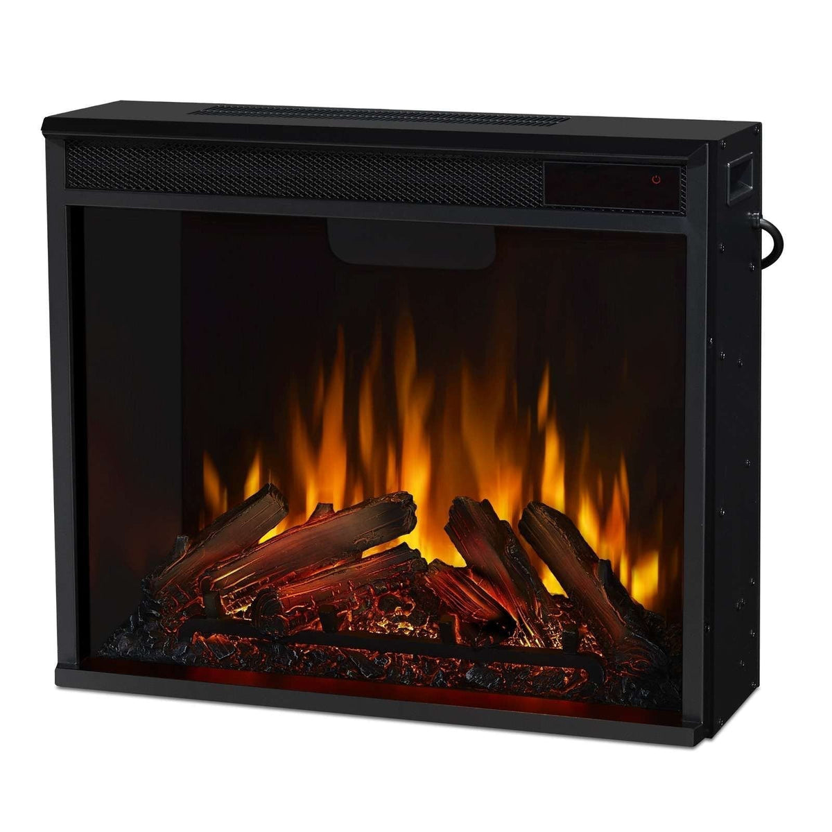 Flame Fresno Electric Media Indoor Electric Fireplace TV Stand, 72-in, 1500W, White I9Q6 - product image 3