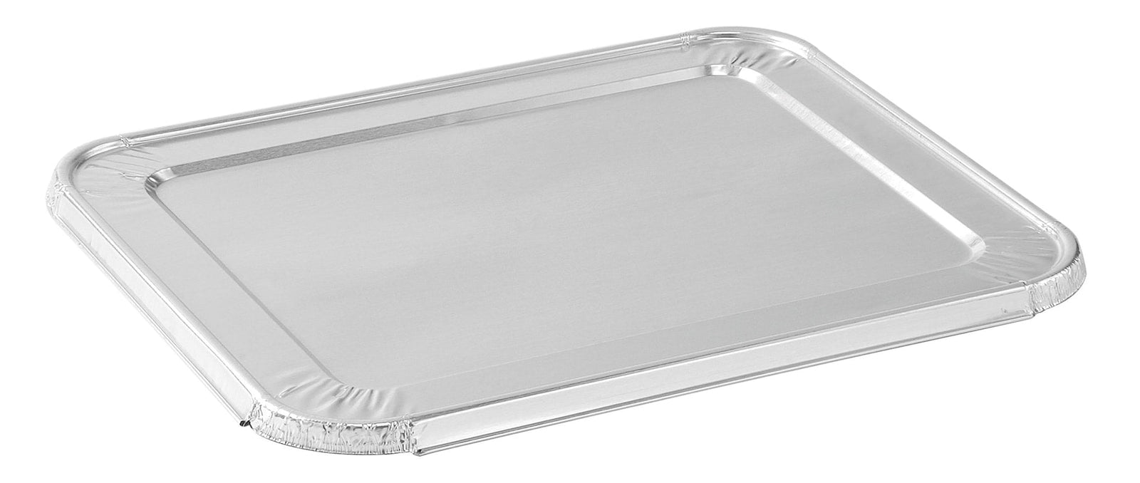 Aluminum Foil Steam Half Lid, Silver, 13-in, for Baking/Cooking/Steaming H3K8 - product image 1
