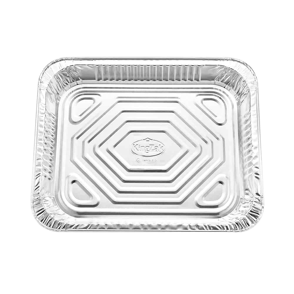 Foil Reusable Half Size Steam Baking Pan, Silver, 12-in, for Baking/Cooking/Steaming Q3F2 - product image 3