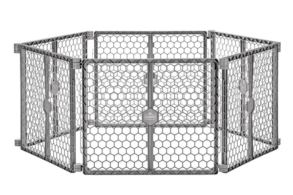 Super Wide Baby Safety Gate & Playard O4T5