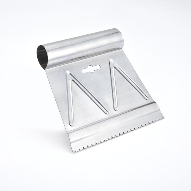 Multi-Purpose Steel V-Notch Adhesive Spreader/Applicator Tool, 3/16 x 6-in S6R6